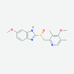 Omeprazid 20 mg 14 Kapsül (Omeprazol) Kimyasal Yapısı (2 D)