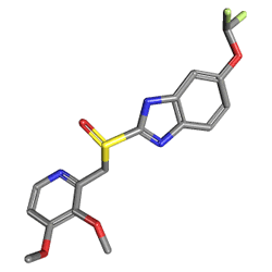 Panto 40 mg 28 Tablet (Pantoprazol) Kimyasal Yapısı (3 D)