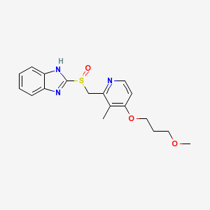 Prabex 20 mg 14 Enterik Kaplı Tablet (Rabeprazol) Kimyasal Yapısı (2 D)