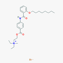 Ekspaz 40 mg 30 Tablet (Otilonyum Bromür) Kimyasal Yapısı (3 D)