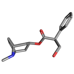 Atropin Biosel 1 mg 10 Ampül () Kimyasal Yapısı (3 D)