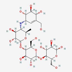 Glucobay 100 mg 30 Tablet (Akarboz) Kimyasal Yapısı (2 D)
