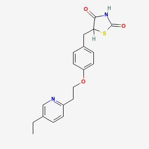 Pioforce 15 mg 90 Tablet (Pioglitazon) Kimyasal Yapısı (2 D)