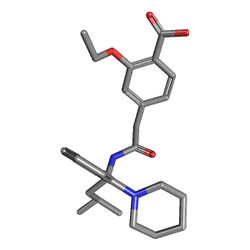 Replic 0.5 mg 90 Tablet () Kimyasal Yapısı (3 D)
