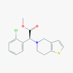 Klopis 75 mg 90 Tablet (Klopidogrel) Kimyasal Yapısı (2 D)