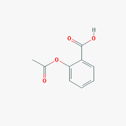 Ecopirin 100 mg 30 Tablet (Asetilsalisilik Asit) Kimyasal Yapısı (2 D)