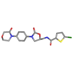 Rivoksar 2.5 mg 56 Tablet () Kimyasal Yapısı (3 D)