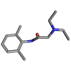 Jetokain Simplex 20 mg 2 ml 10 Ampül () Kimyasal Yapısı (3 D)