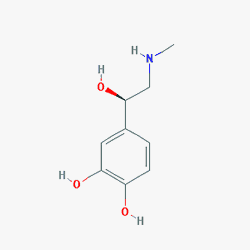 Adrenalin 0.25 mg (1/4 mg) 10 Ampül (Drogsan) () Kimyasal Yapısı (2 D)