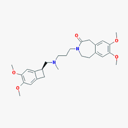 Covlax 7.5 mg 56 Tablet (İvabradin) Kimyasal Yapısı (2 D)