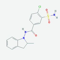 İndurin SR 1.5 mg 30 Tablet (İndapamid) Kimyasal Yapısı (2 D)