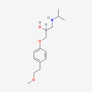 Cardovol 5 mg/5 ml 1 Ampül (Metoprolol) Kimyasal Yapısı (2 D)