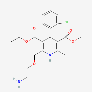 Monovas 5 mg 30 Tablet (Amlodipin) Kimyasal Yapısı (2 D)