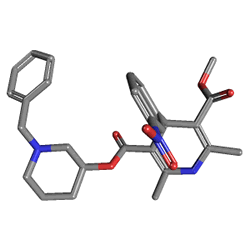 Benipin 4 mg 30 Tablet () Kimyasal Yapısı (3 D)