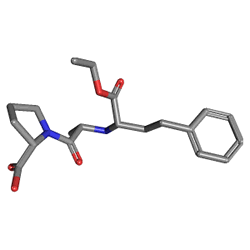 Renitec 10 mg 20 Tablet () Kimyasal Yapısı (3 D)