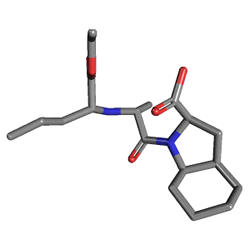 Coversyl 2.5 mg 30 Tablet (Perindopril) Kimyasal Yapısı (3 D)