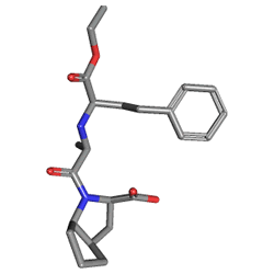 Delix 5 mg 28 Tablet (Ramipril) Kimyasal Yapısı (3 D)