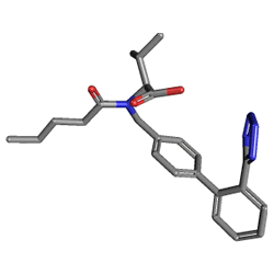 Valso 320 mg 28 Tablet (Valsartan) Kimyasal Yapısı (3 D)