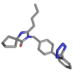 İrbecor 300 mg 28 Tablet (İrbesartan) Kimyasal Yapısı (3 D)