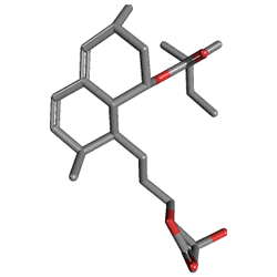 Zocor Fort 40 mg 28 Tablet (Simvastatin) Kimyasal Yapısı (3 D)
