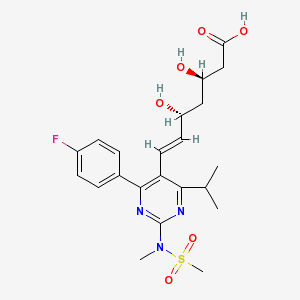 Nolip 10 mg 84 Tablet (Rosuvastatin) Kimyasal Yapısı (2 D)