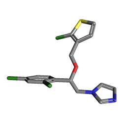 Tioderma Pudra %1 20 g () Kimyasal Yapısı (3 D)