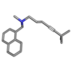 Myconaf Krem 15 g (Terbinafin) Kimyasal Yapısı (3 D)