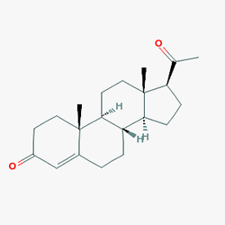 Progynex 100 mg 30 Kapsül (Progesteron) Kimyasal Yapısı (2 D)