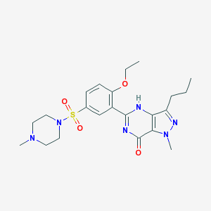 Egira 50 mg 4 Tablet (Sildenafil Sitrat) Kimyasal Yapısı (2 D)