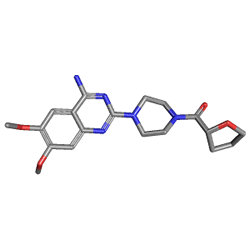 Hytrin Tedavi Paketi 2 mg 10 Tablet + 5 mg 11 Tablet () Kimyasal Yapısı (3 D)