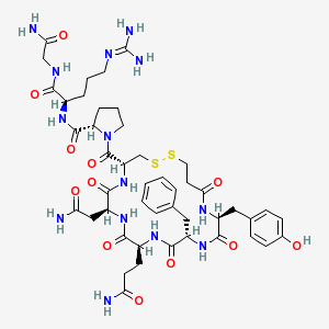 Minirin 0.1 mg/ml Intranazal Solüsyon 2.5 ml () Kimyasal Yapısı (3 D)