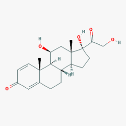 Deltacortril 5 mg 20 Tablet () Kimyasal Yapısı (2 D)