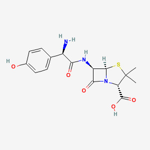 Amoksina 500 mg 16 Tablet (Amoksisilin) Kimyasal Yapısı (2 D)