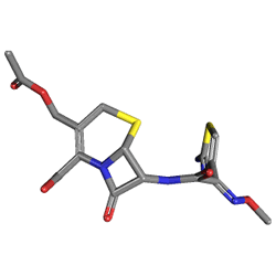 Deforan 1 g IM/IV 1 Flakon (Sefotaksim Sodyum) Kimyasal Yapısı (3 D)