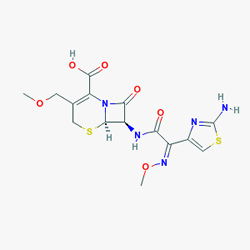 Sefpotec 200 mg 14 Tablet (Sefpodoksim) Kimyasal Yapısı (2 D)