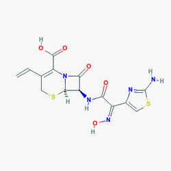 Ceftinex 300 mg 10 Tablet (Sefdinir) Kimyasal Yapısı (2 D)