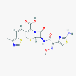 Spectracef 200 mg 20 Tablet (Sefditoren) Kimyasal Yapısı (2 D)