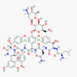 Vankomisin HCL DBL 1 g 1 Flakon () Kimyasal Yapısı (2 D)