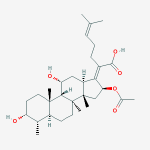 Stafine 500 mg 15 Tablet (Fusidik Asit) Kimyasal Yapısı (2 D)