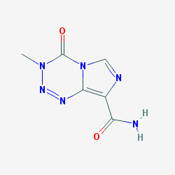 Temomid 20 mg 20 Kapsül (Temozolomid) Kimyasal Yapısı (2 D)