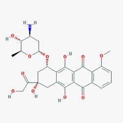 Epirubicin Koçak 100 mg/50 ml (Epirubisin) Kimyasal Yapısı (2 D)