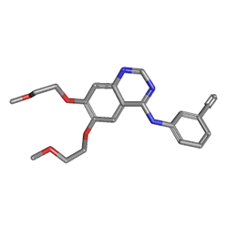 Tarsinib 150 mg 30 Tablet (Erlotinib) Kimyasal Yapısı (3 D)