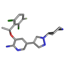 Xalkori 250 mg 60 Kapsül () Kimyasal Yapısı (3 D)