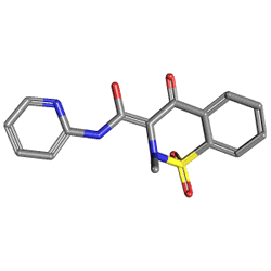 Piroksan Supozituvar 20 mg 10 Adet () Kimyasal Yapısı (3 D)