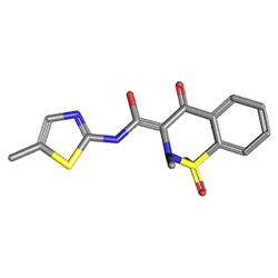 Zeloxim 7.5 mg 10 Tablet (Meloksikam) Kimyasal Yapısı (3 D)
