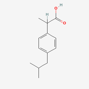 İbuactive Krem %5 50 g (Ibuprofen) Kimyasal Yapısı (2 D)