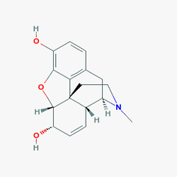 Morphine HCL 0.01 g 10 Ampül () Kimyasal Yapısı (2 D)