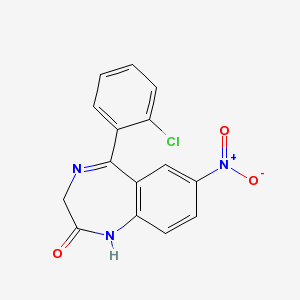Rivotril 2 mg 30 Tablet (Klonazepam) Kimyasal Yapısı (2 D)