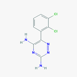 İvensi DC 50 mg 30 Tablet (Lamotrijin) Kimyasal Yapısı (2 D)