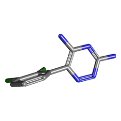 Lamictal 5 mg 30 Çiğneme Tableti (Lamotrijin) Kimyasal Yapısı (3 D)